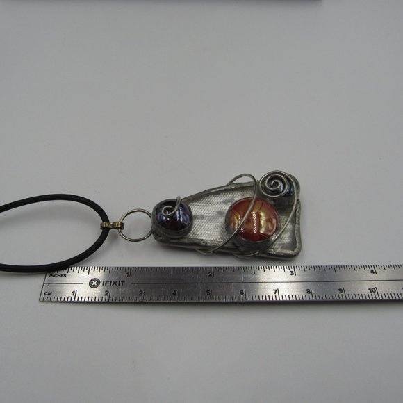 16" Odd Style Handmade Necklace Vintage Costume - Picture 5 of 6